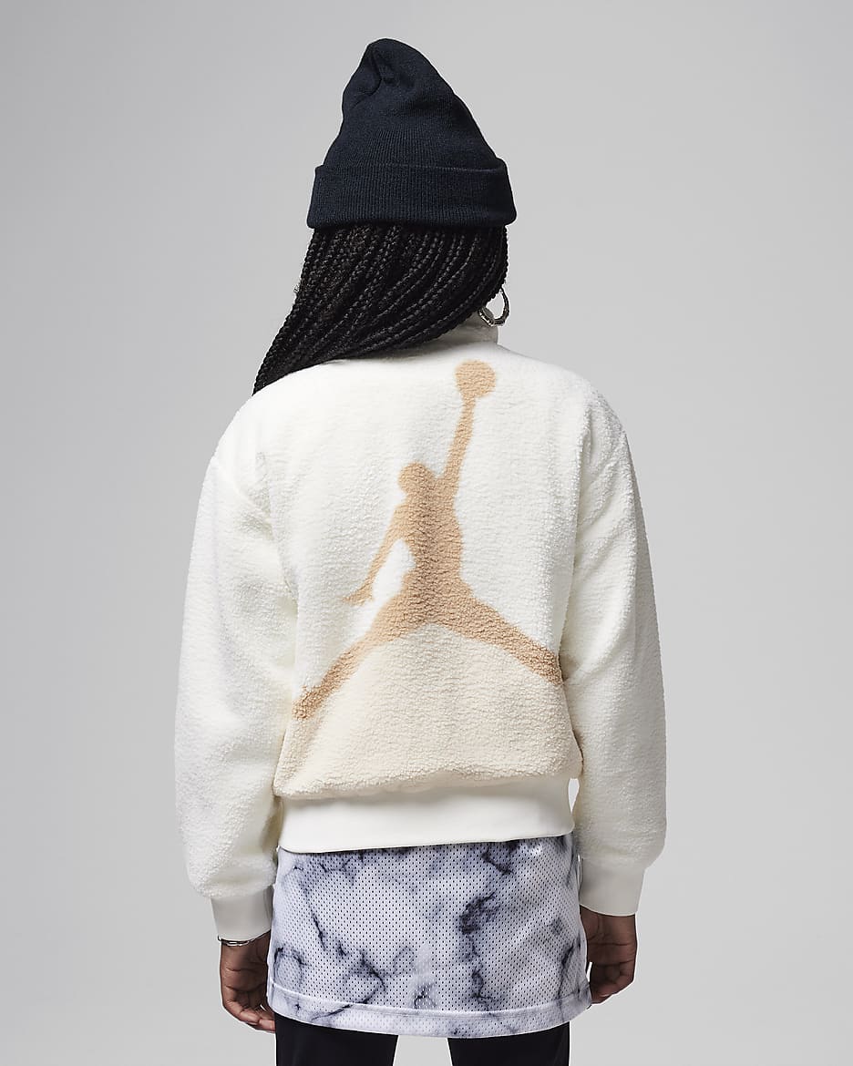Nike sherpa bomber jacket clearance